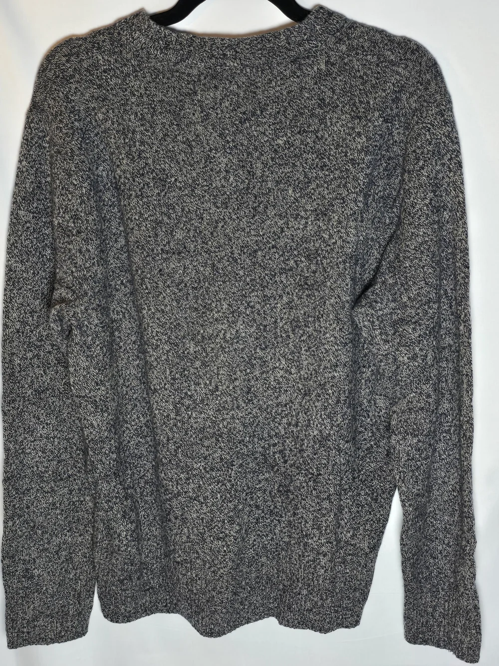J Crew Marled Rugged Merino Wool Navy Speckled Crewneck Sweater, Sz M