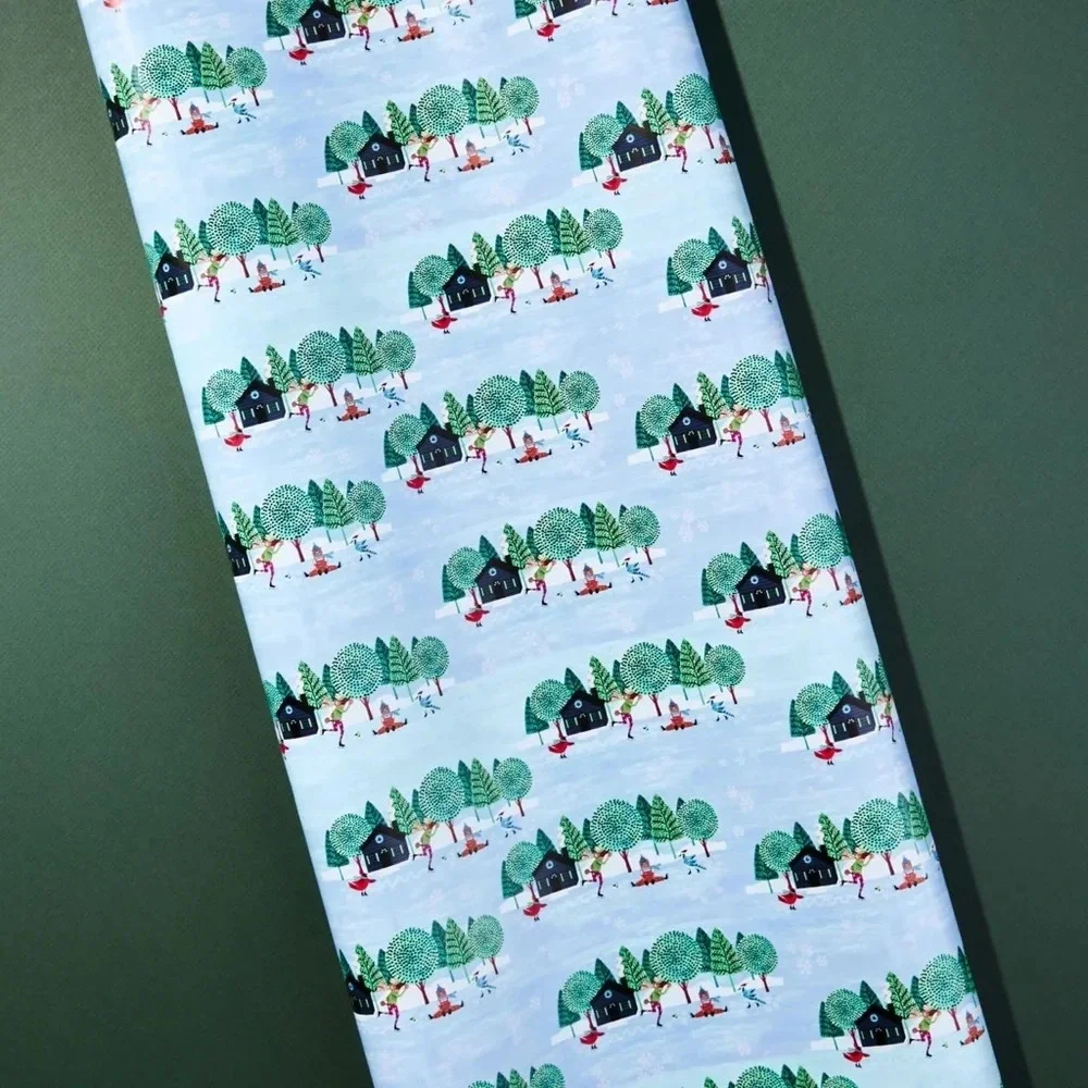 Anthropologie Christmas Holiday Gift Wrap Paper