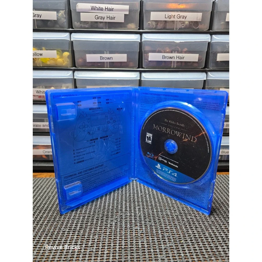 The Elder‎ Scrolls Online Morrowind (Sony PlayStation 4, PS4) Game & Case Tested