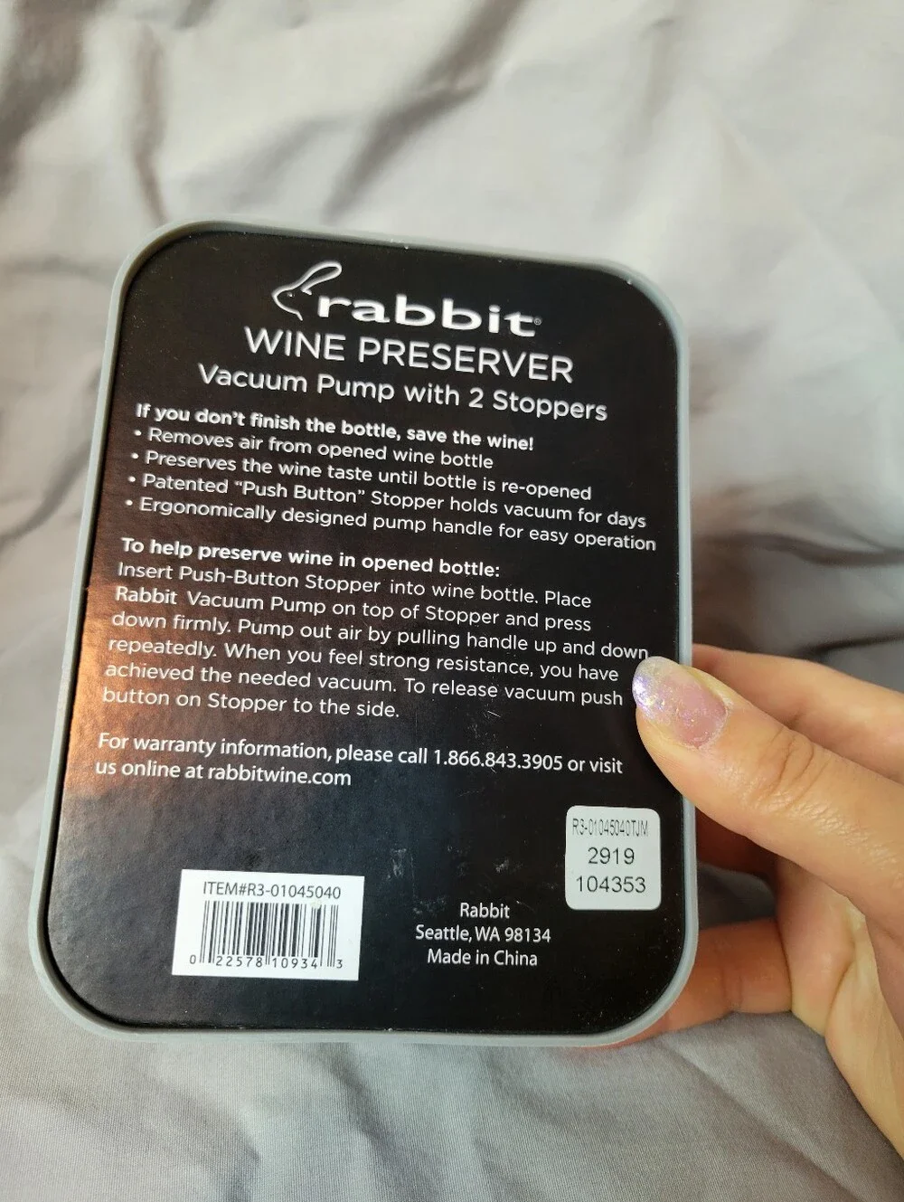 Rabbit this was