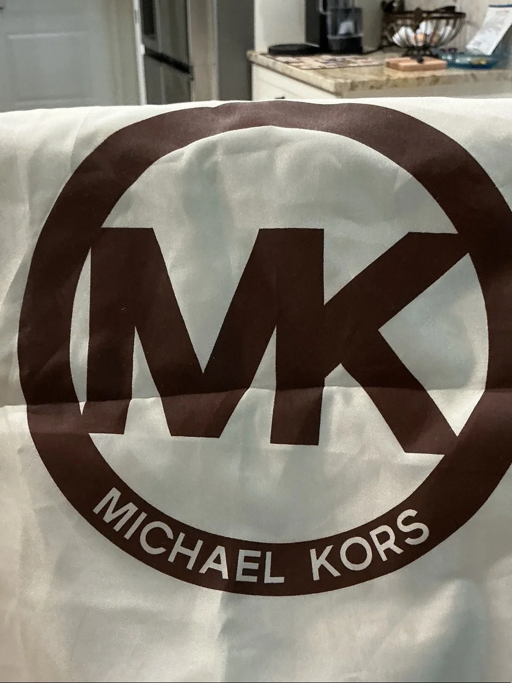 Michael Kors Taupe Genuine Leather Satchel