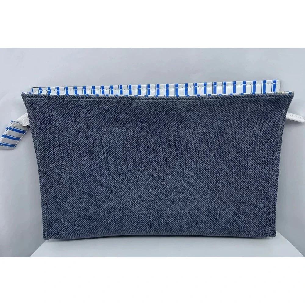Estee Lauder Bag Zip Up Water Resistant Toiletry Purse Travel Cosmetic Clutch 8