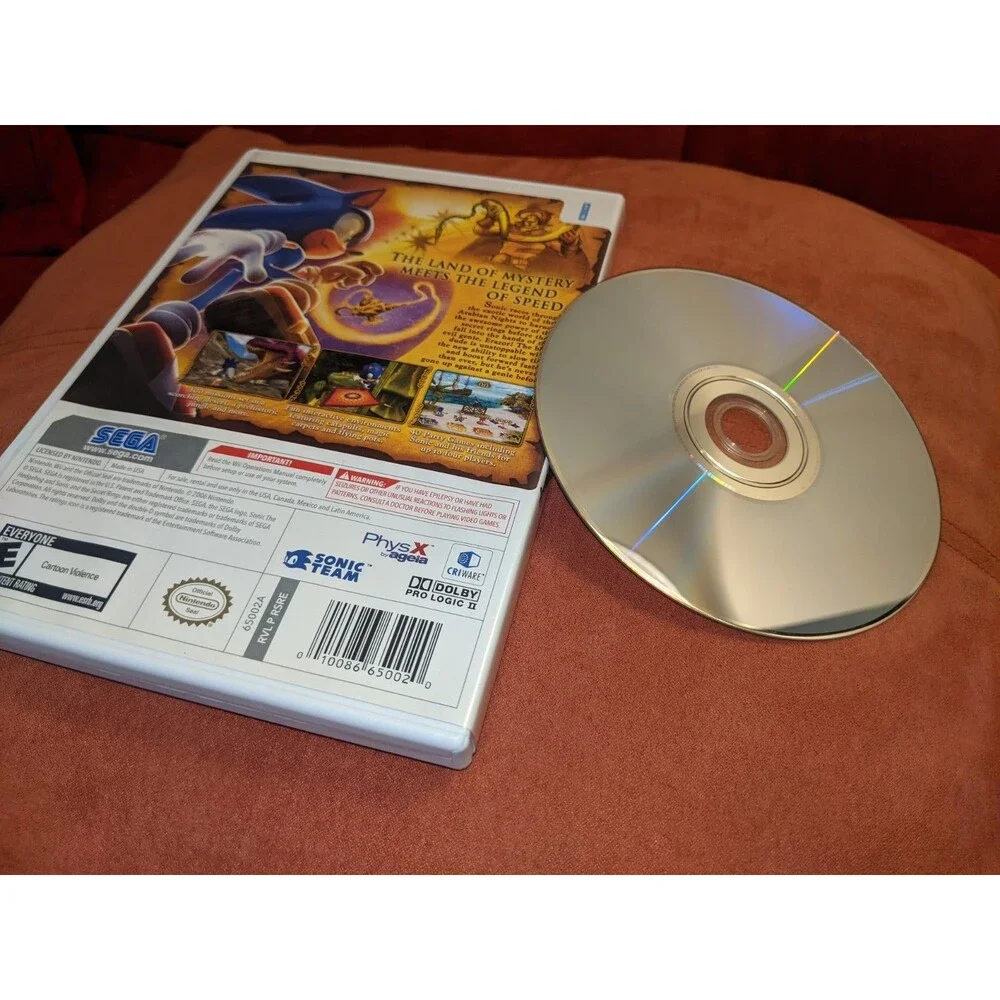 Sonic‎ and the Secret Rings, Nintendo Wii, Complete, Excellent Condition
