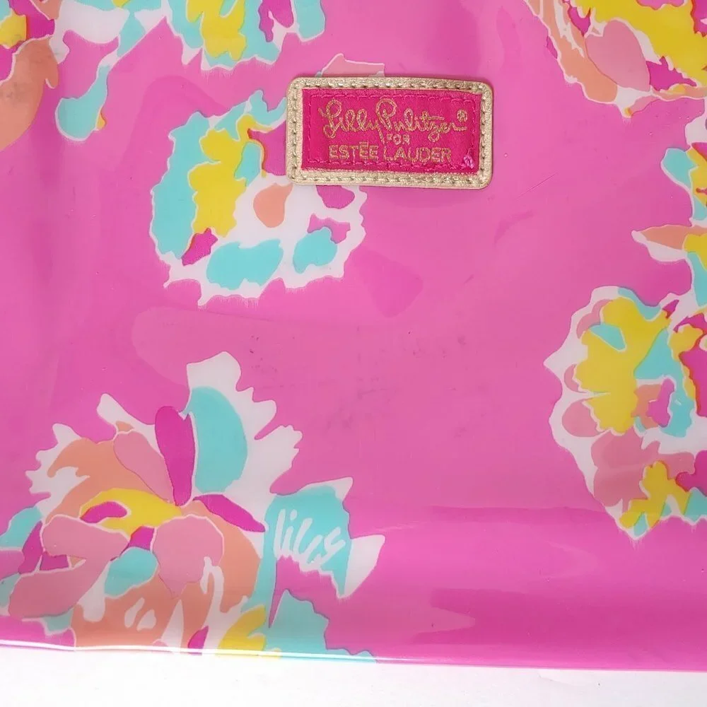Lilly‎ Pulitzer for Estee Lauder Pink Floral Bag