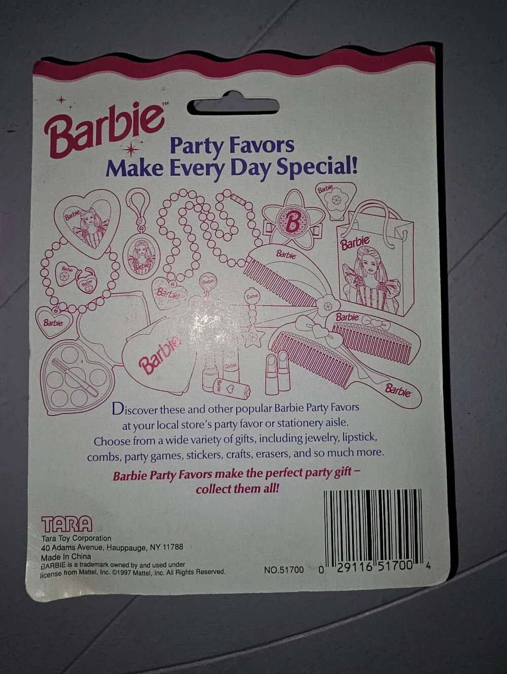 90s Barbie Birthday Party Invitations & Pencil Sharpener Party Favors - New