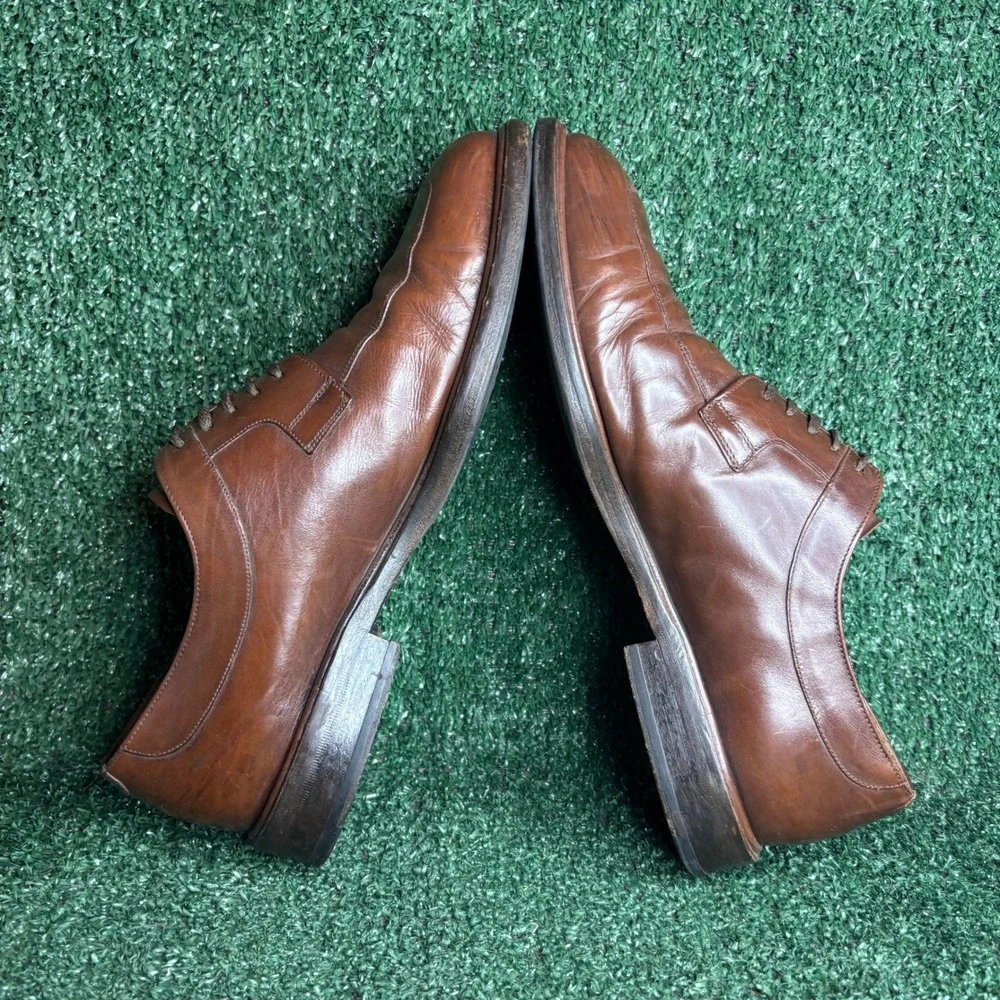 Mezlan Fiore Split Toe Leather Lace Up Classic Oxford Derby Shoes Brown Mens 9 M