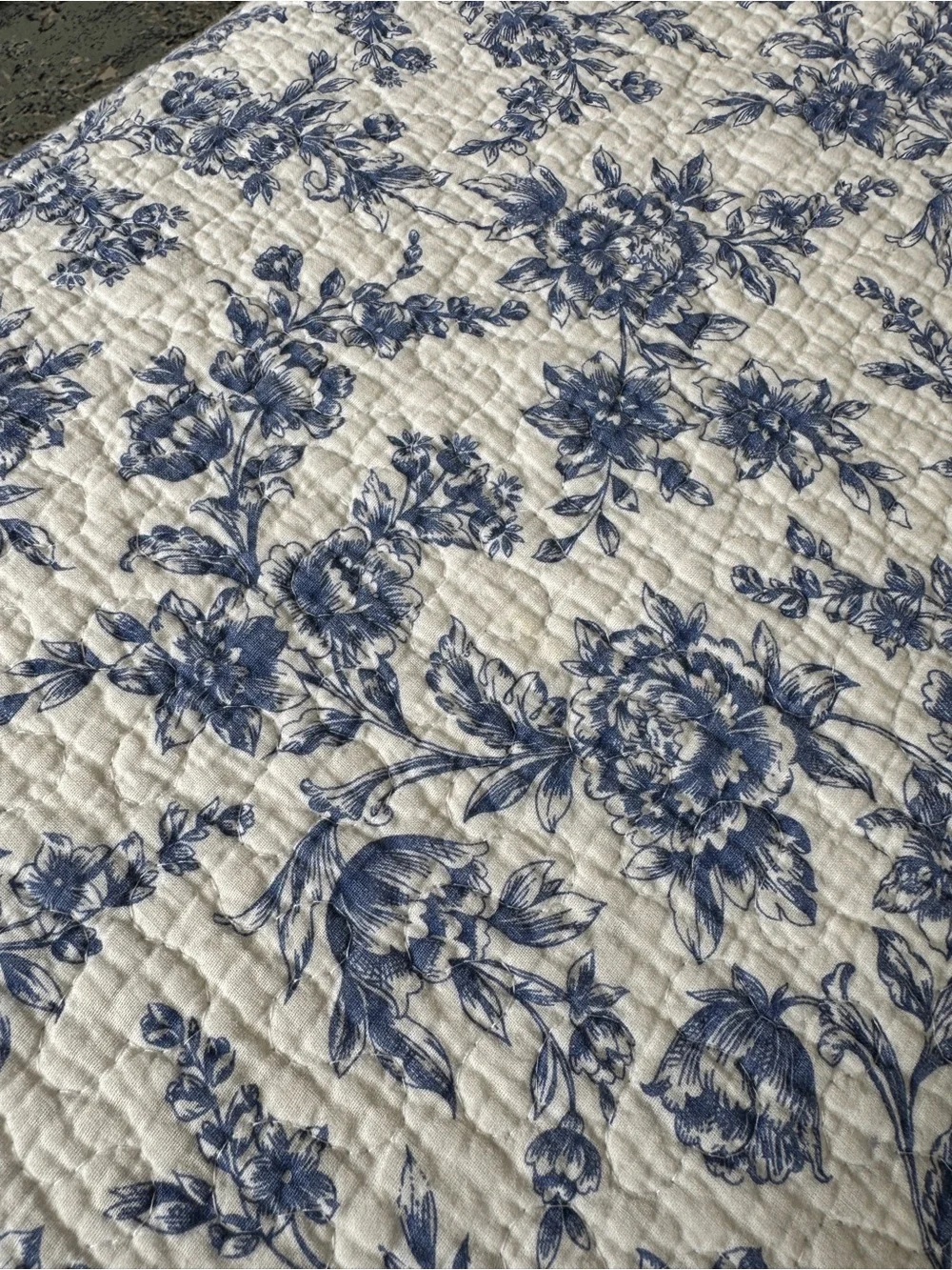 Quilted Reversible Coverlet