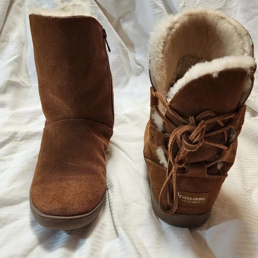 KOOLABURRA BY UGG Shazi Short Suede Boots - Women's 9