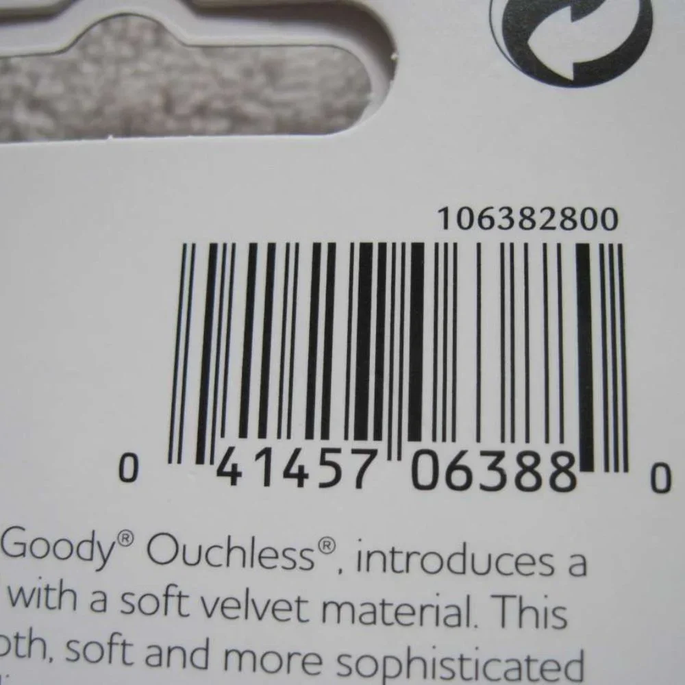 8 Goody Ouchless 4 Velvet Mixed Pack Elastic Hair Band Ponytailers Black Brown