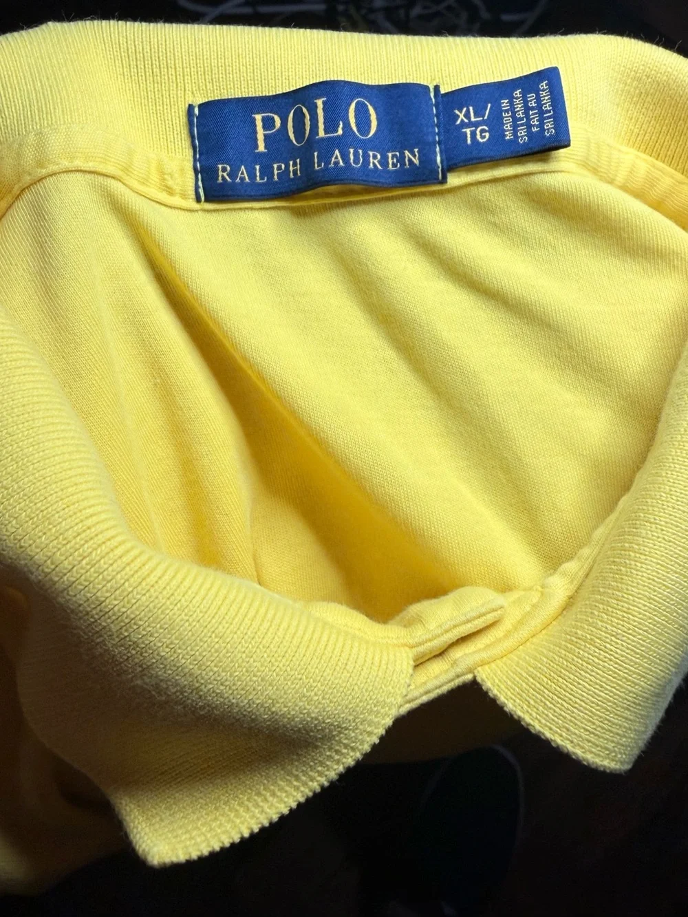 Ralph Lauren bright yellow