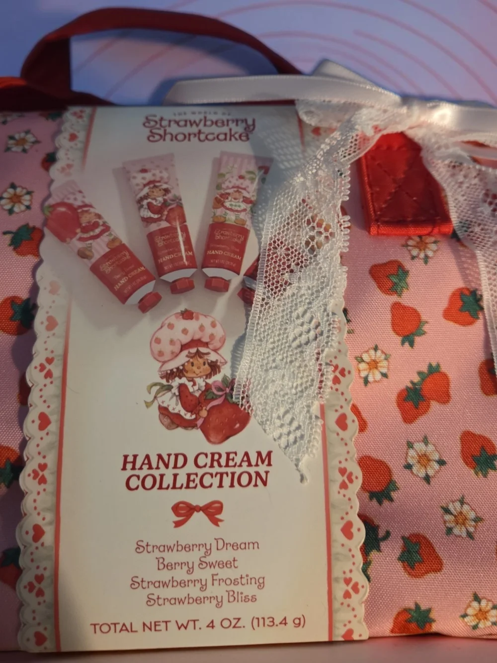 Strawberry Shortcake Hand Cream Collection Cosmetic Bag