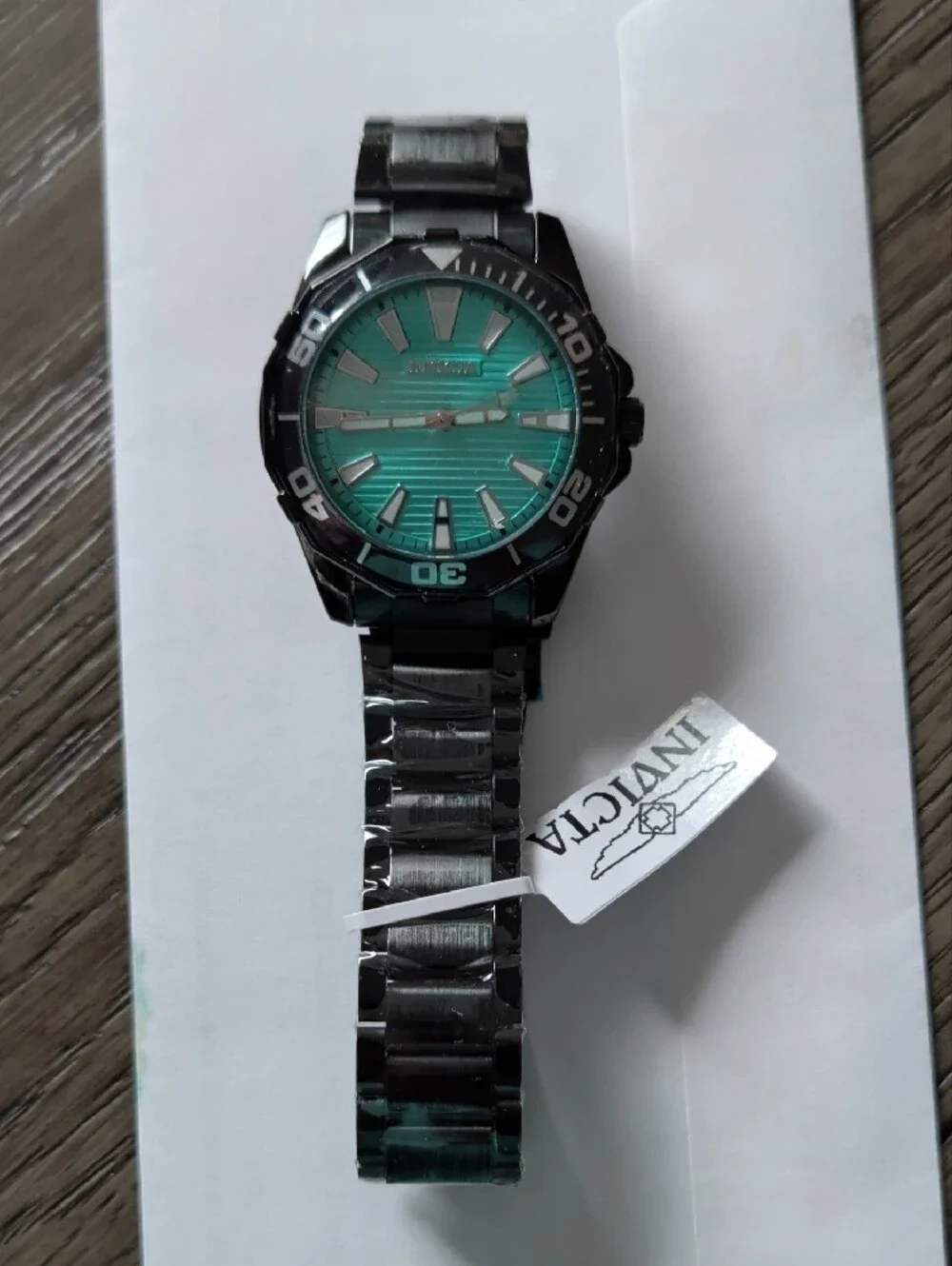Invicta Pro Diver Meridian 46mm quartz watch Turquoise Dial