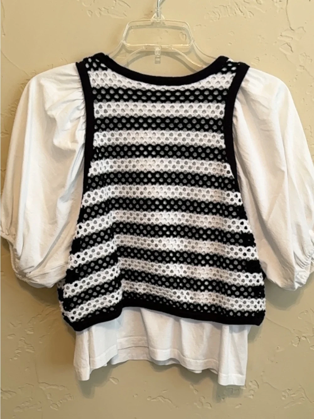 Zara layered blouse