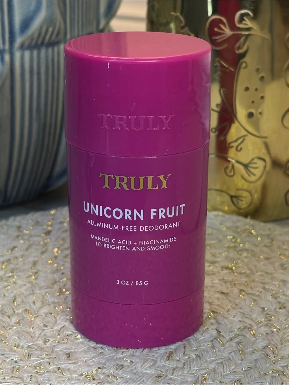 Truly Unicorn Fruit Brightening and Smoothing Aluminum Free deodorant