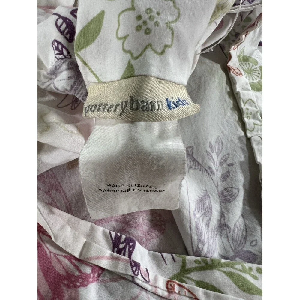 Laura Ashley Pink/Green/Orange Floral AOP Full Size Sheet Set + 2 Pillowcases