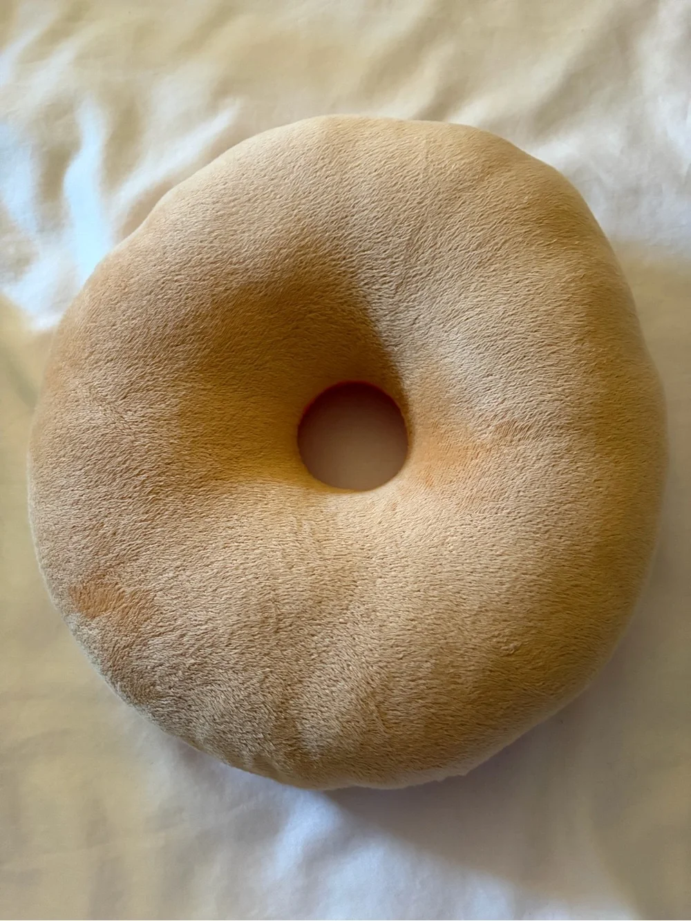 Plush Pink Donut Pillow with Colorful Sprinkles - Kids Room Decor