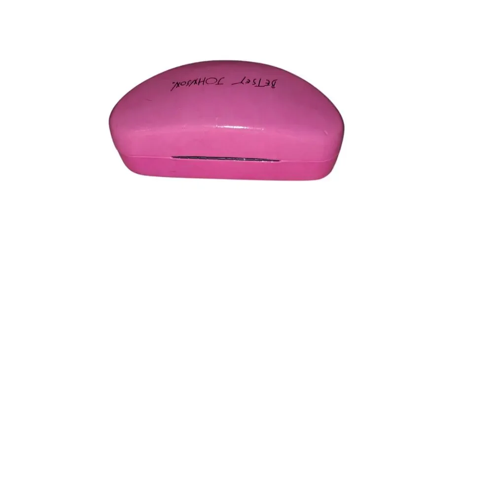 Betsey Johnson Pink Hard Shell Glasses Case