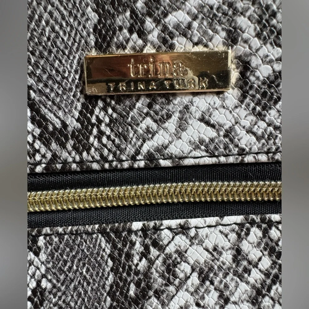 Trina Turk Snake skin print Cosmetic Bag