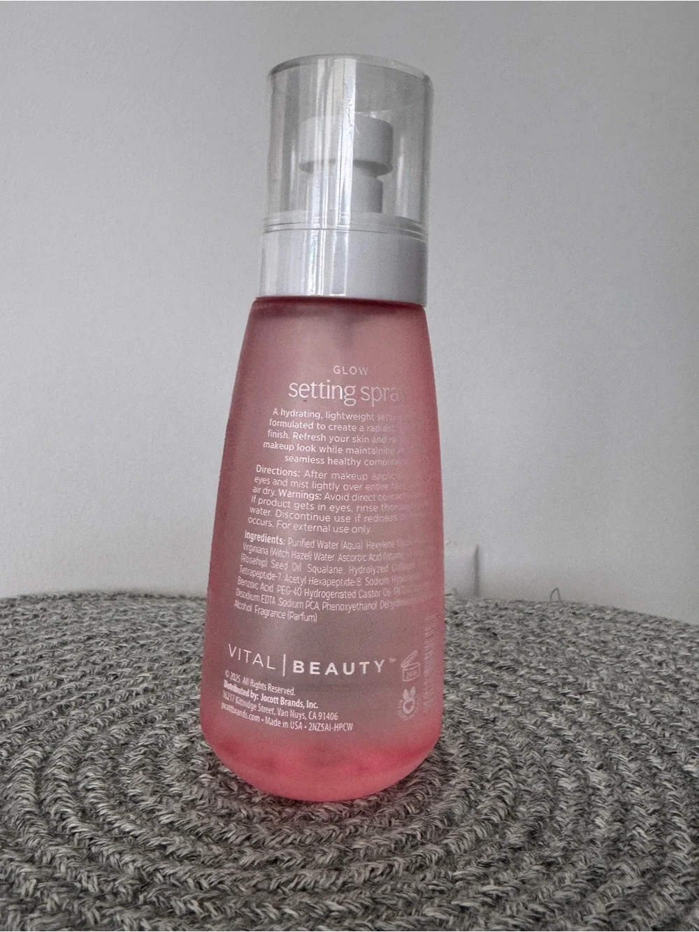Glow Setting Spray - Rose Water (Pink)
