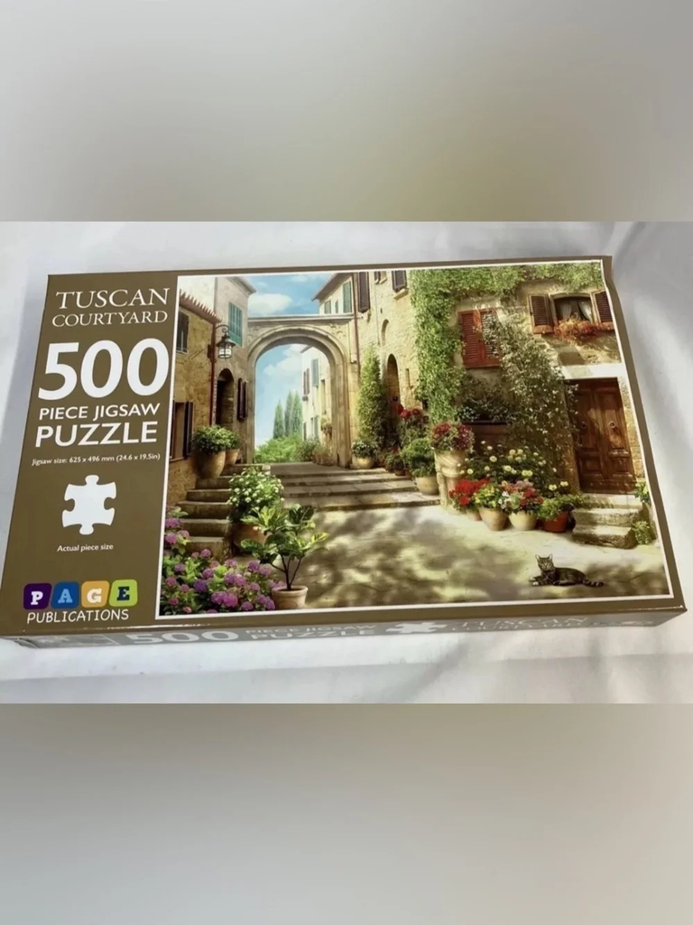 JIGSAW PUZZLE -TUSCAN COURTYARD 500 Pc 24.6