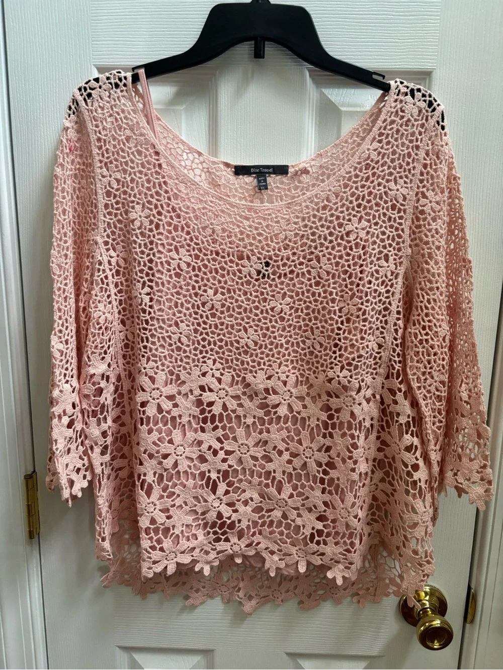 Anthropologie soft pink