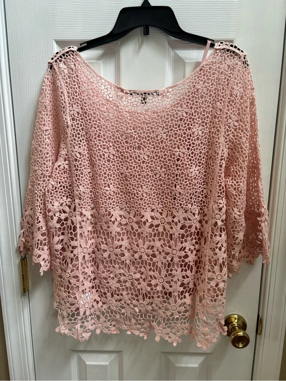 Anthropologie soft pink