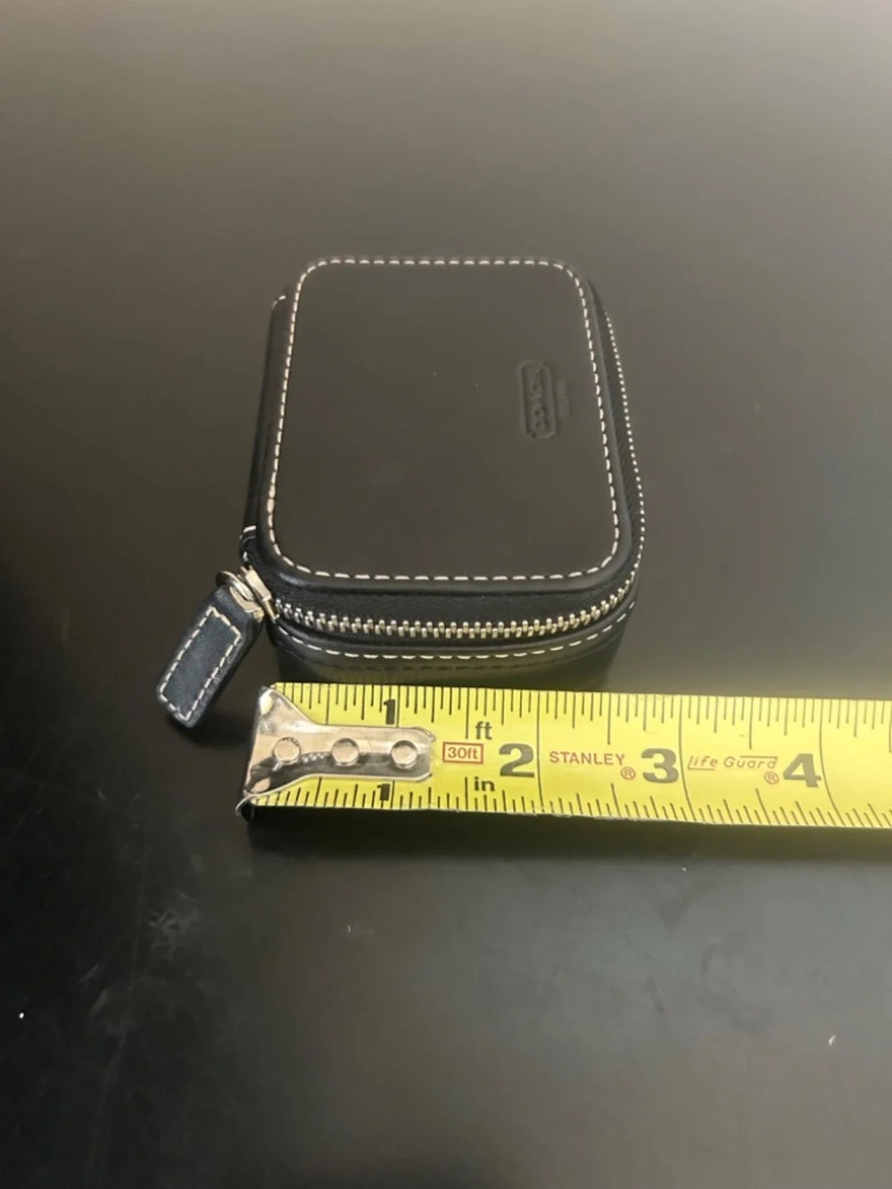 Coach Leather Black Pill Case. Vintage.
