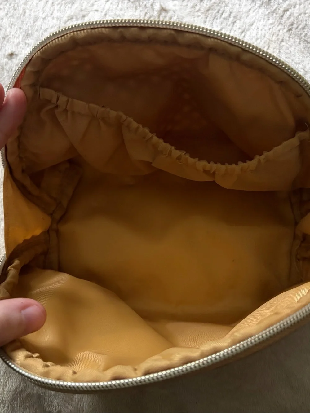 Gold Cosmetic Pouch