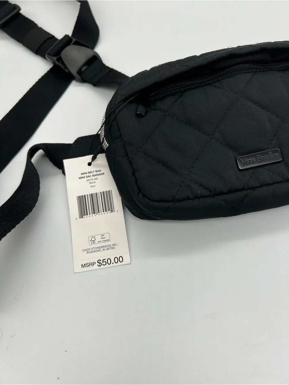 Vera Bradley compact quilted