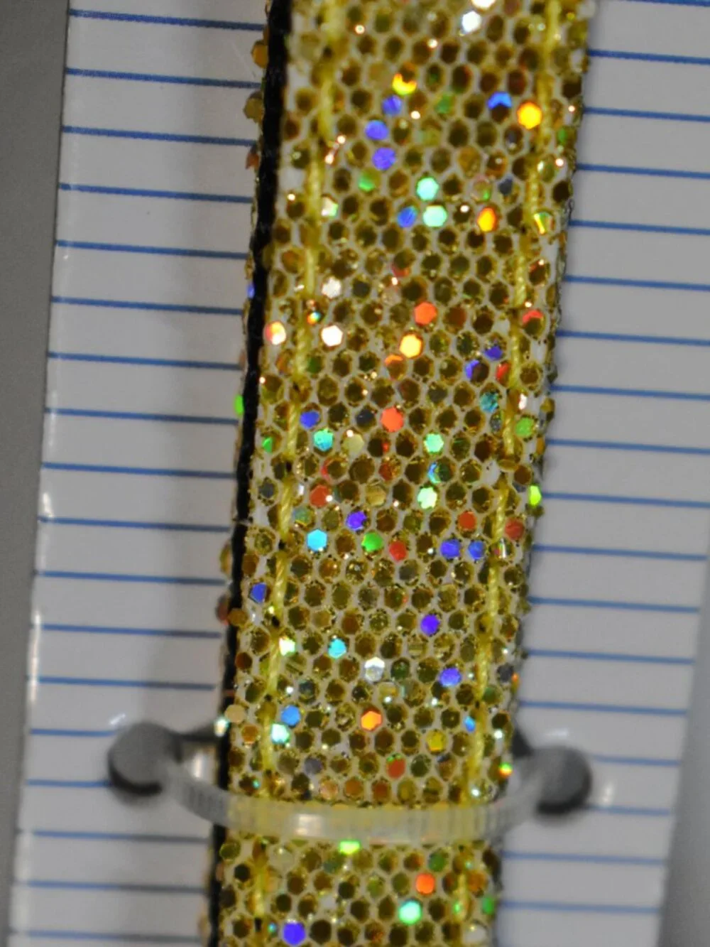 Sparkly Gold Glam Pet Dog Collar
