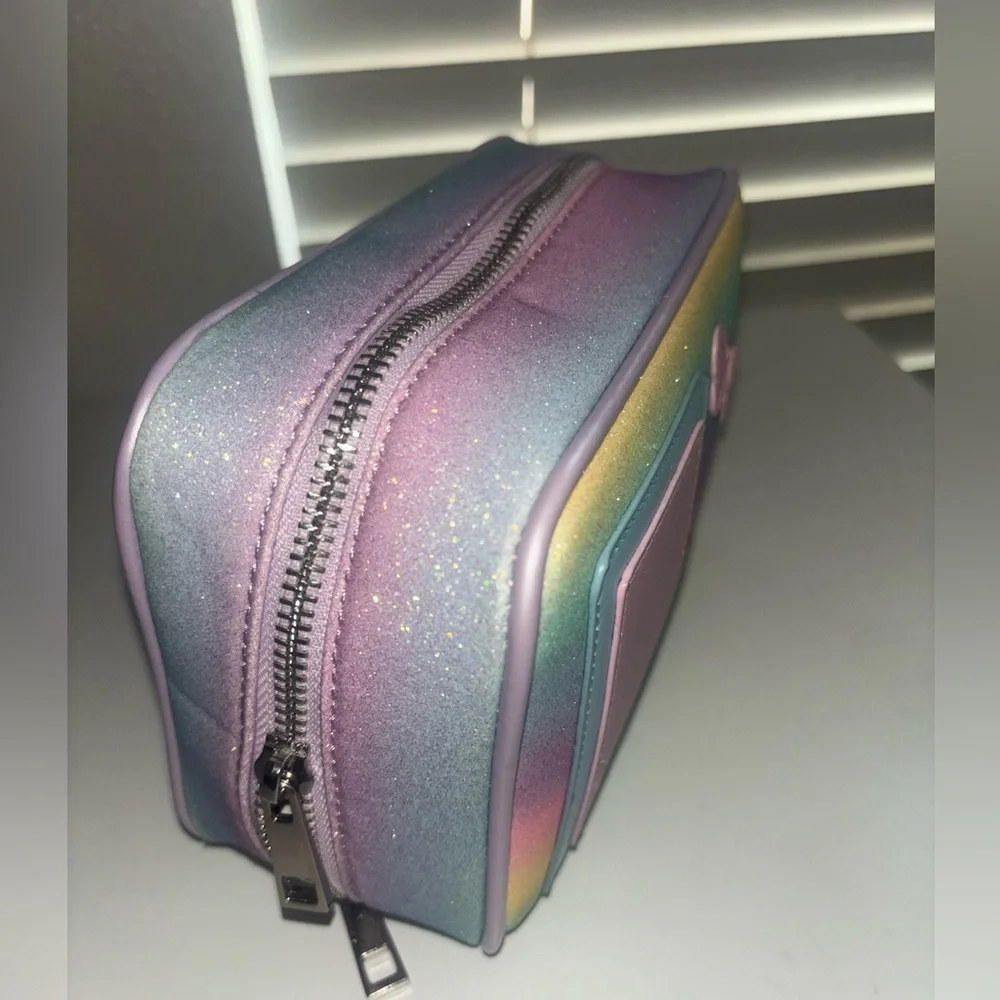 Sugar Thrillz Kawaii Gamer girl Rainbow Glitter Handheld Game Console Bag
