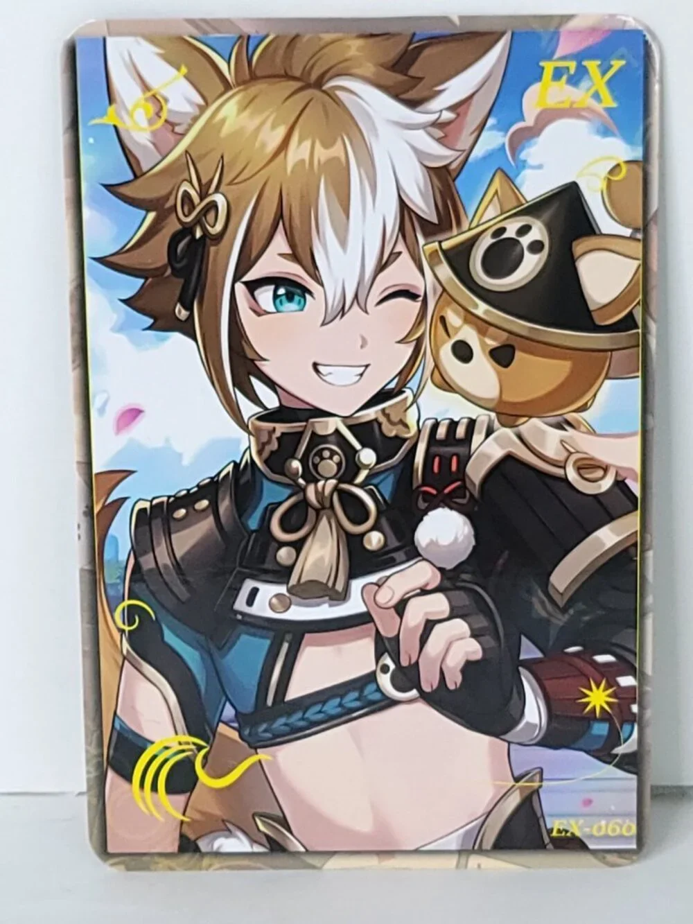 Gorou Genshin Double Sided Husbando Card Anime Wall Art Oversized Board A5