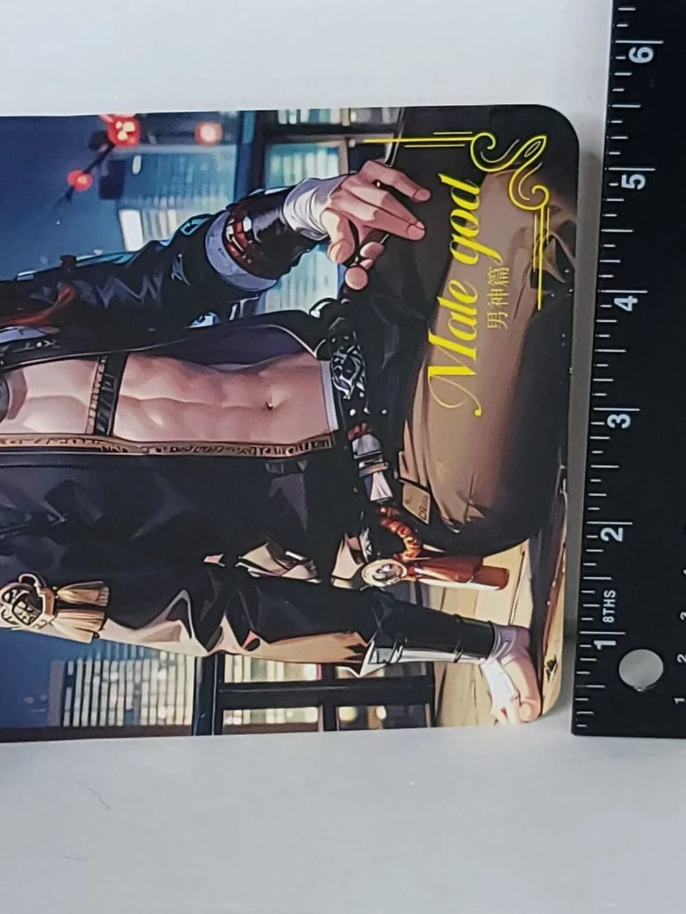 Gorou Genshin Double Sided Husbando Card Anime Wall Art Oversized Board A5