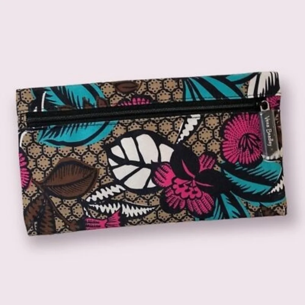 Vera Bradley Multicolor Floral Zipper Pouch