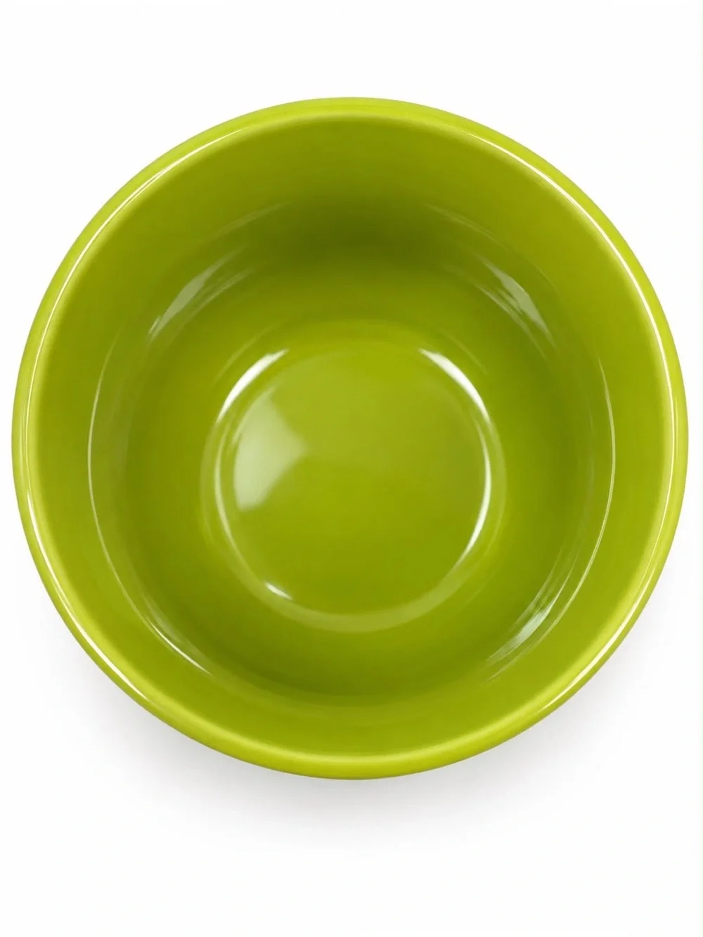 Bright Green Ceramic Serving Bowl by