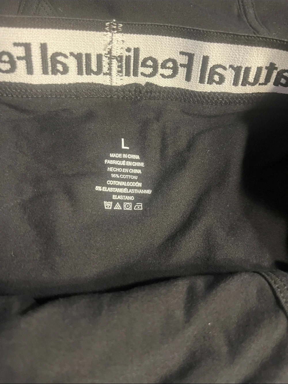 .#54.   Natural feelings Men's Black Briefs - Large, Pack Style Comfort
