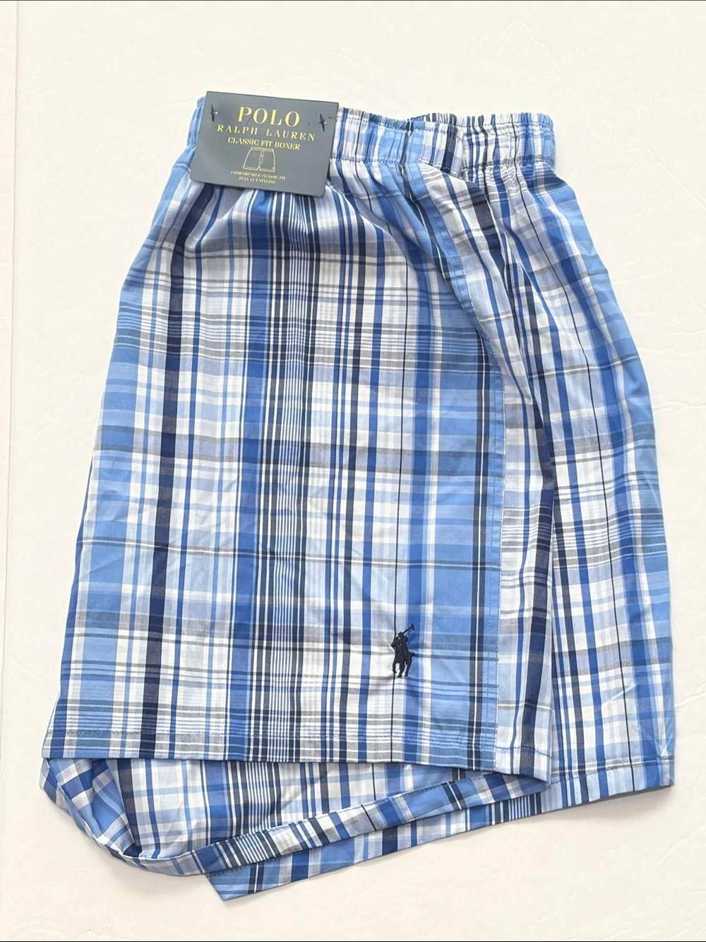 Polo Ralph Lauren blue tags woven