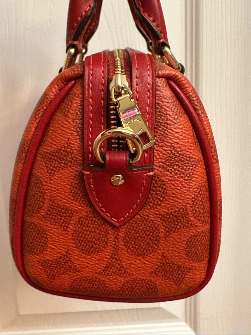Coach compact satchel