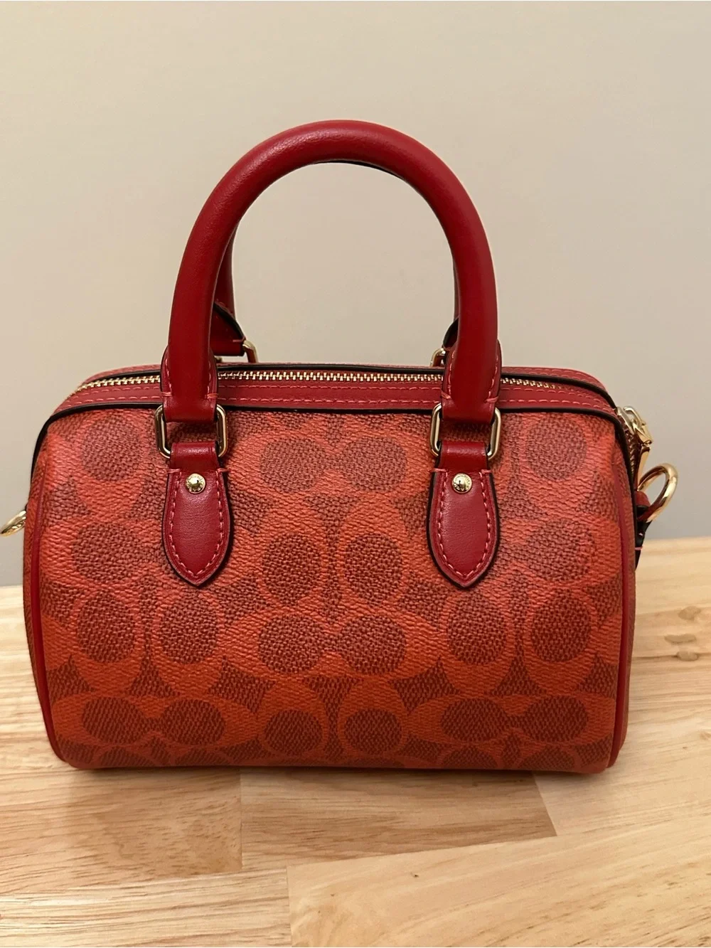 Coach compact satchel