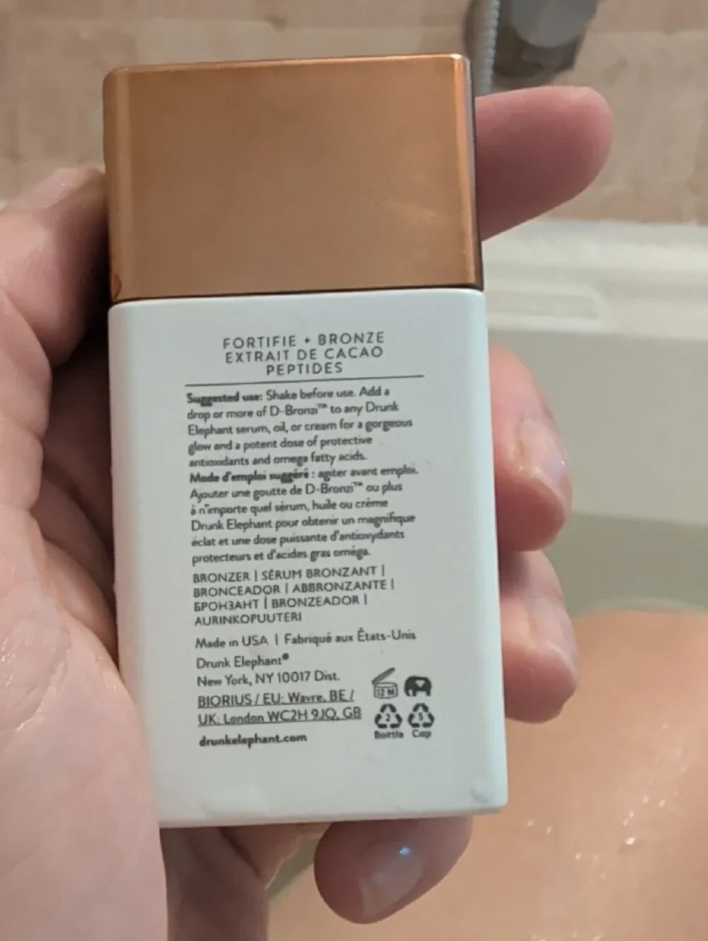 Drunk Elephant lightweight bronzing