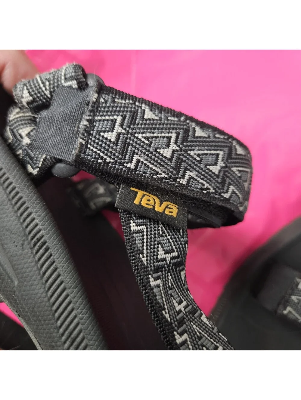 TEVA Sandals Strap Hiking Fishing 1017419 WINSTED Black Gray Sport Men 9