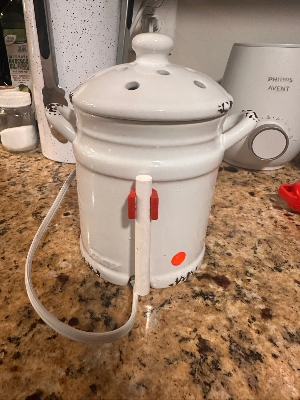 Scentsy white ceramic