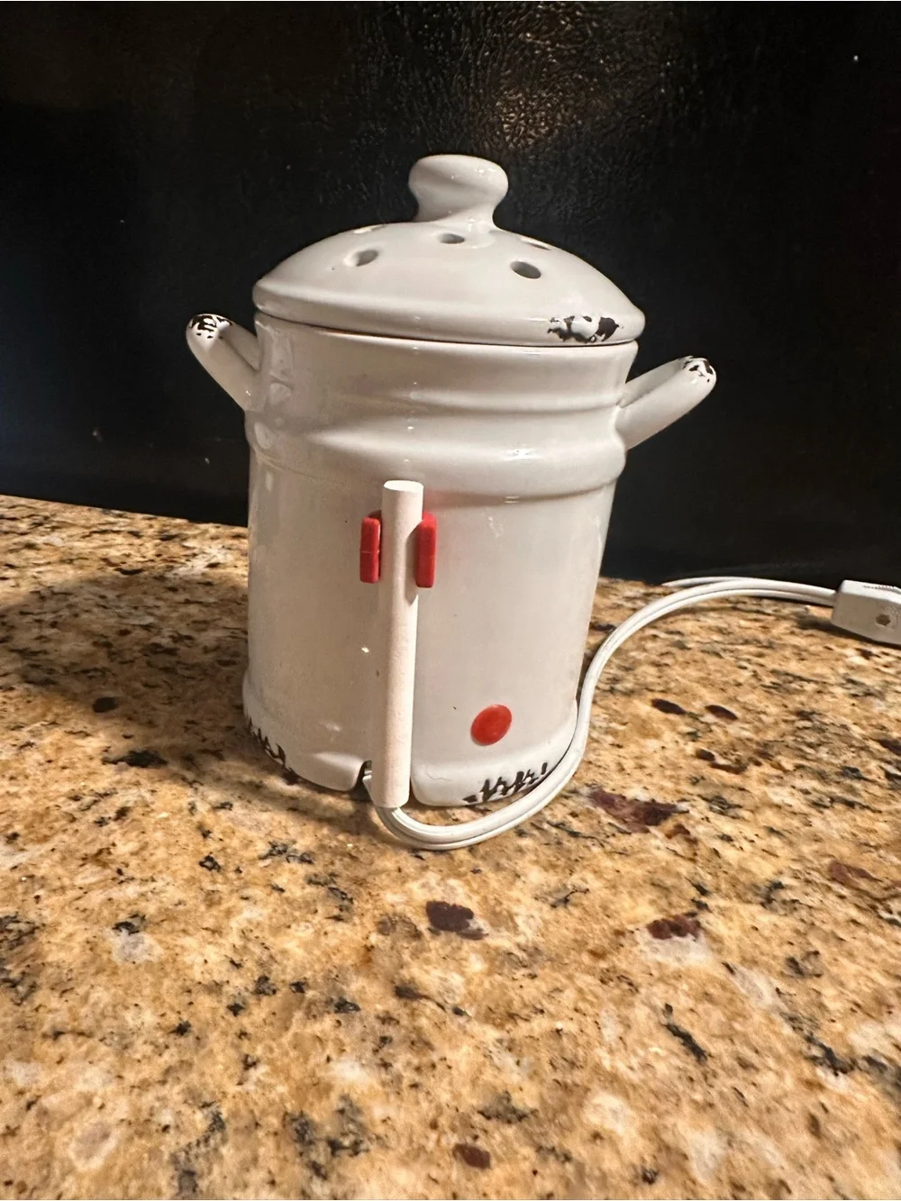 Scentsy white ceramic