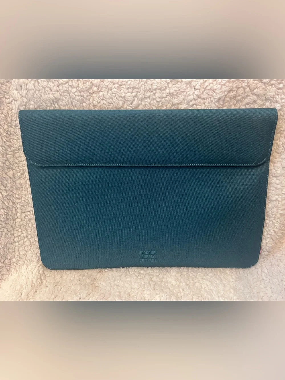 Herschel Supply Company Teal Tablet Laptop MacBook Sleeve Case Carrier 15”