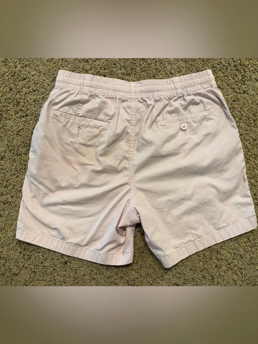 J Crew Mens small Fair Trade light pink dock shorts