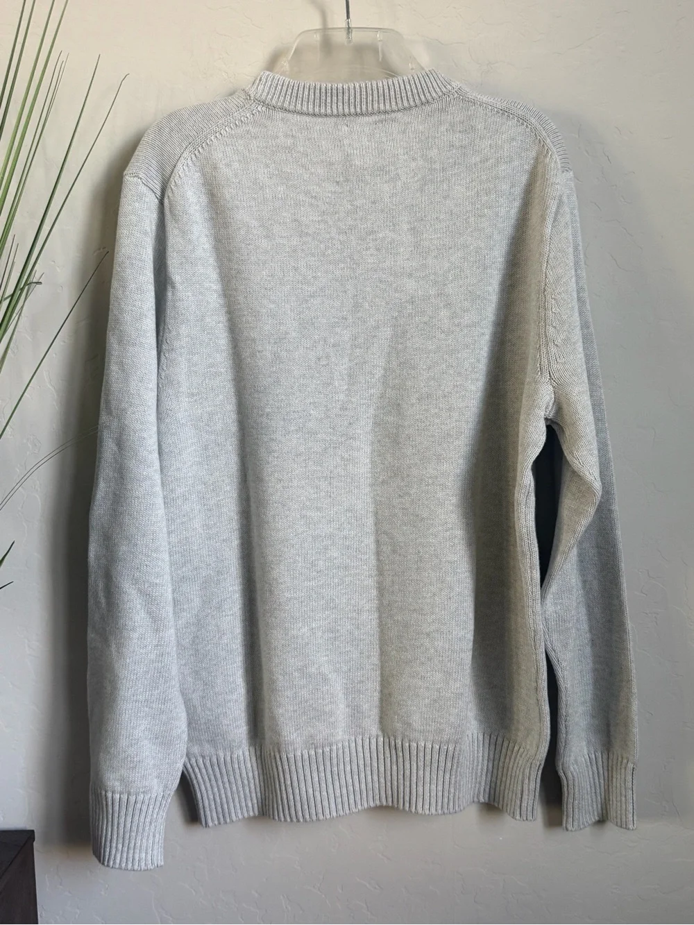 J.Crew Men’s Cotton Crewneck Sweater Gray NWT Size Medium