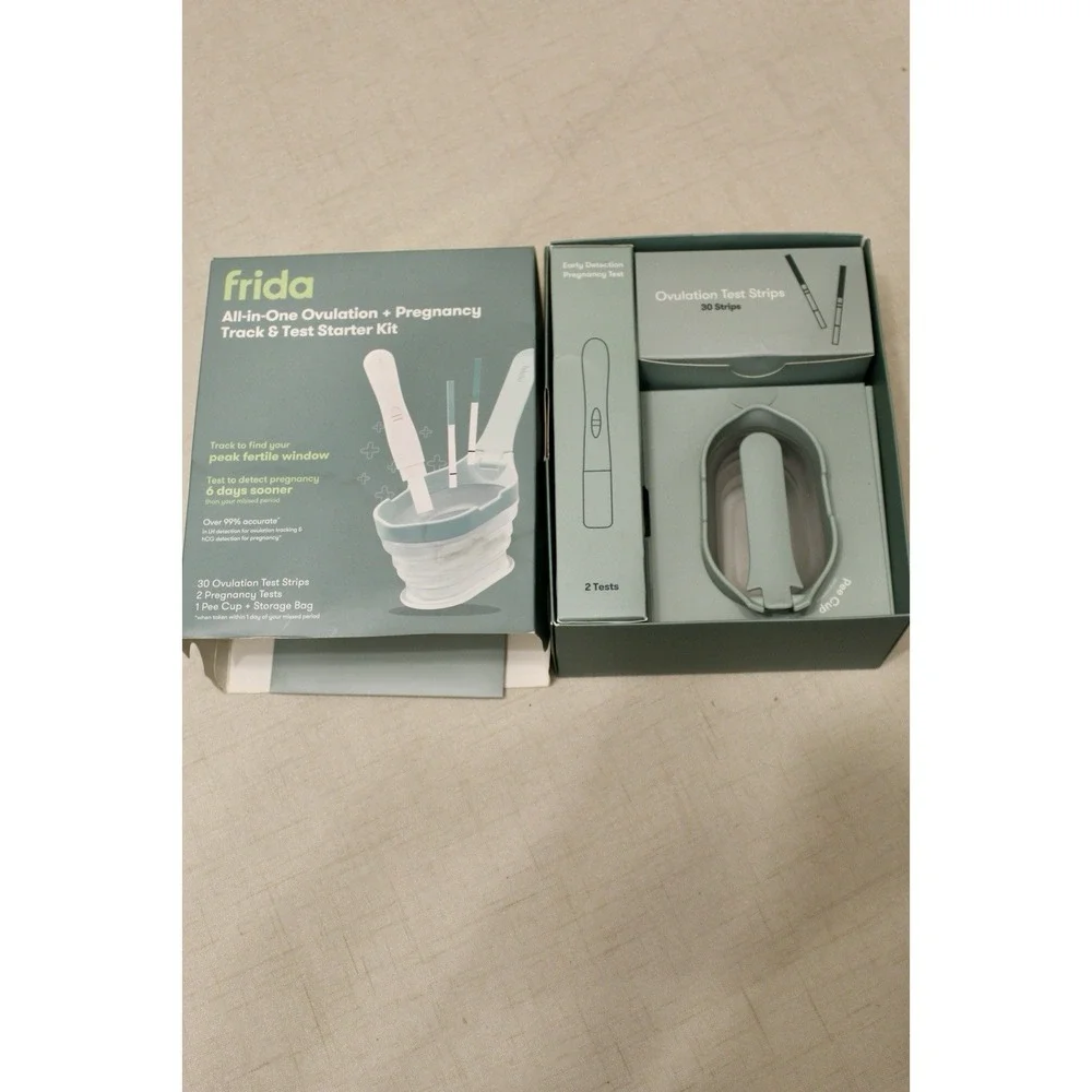 Frida Fertility Ovulation + Pregnancy Test and Track Set New/Open Box