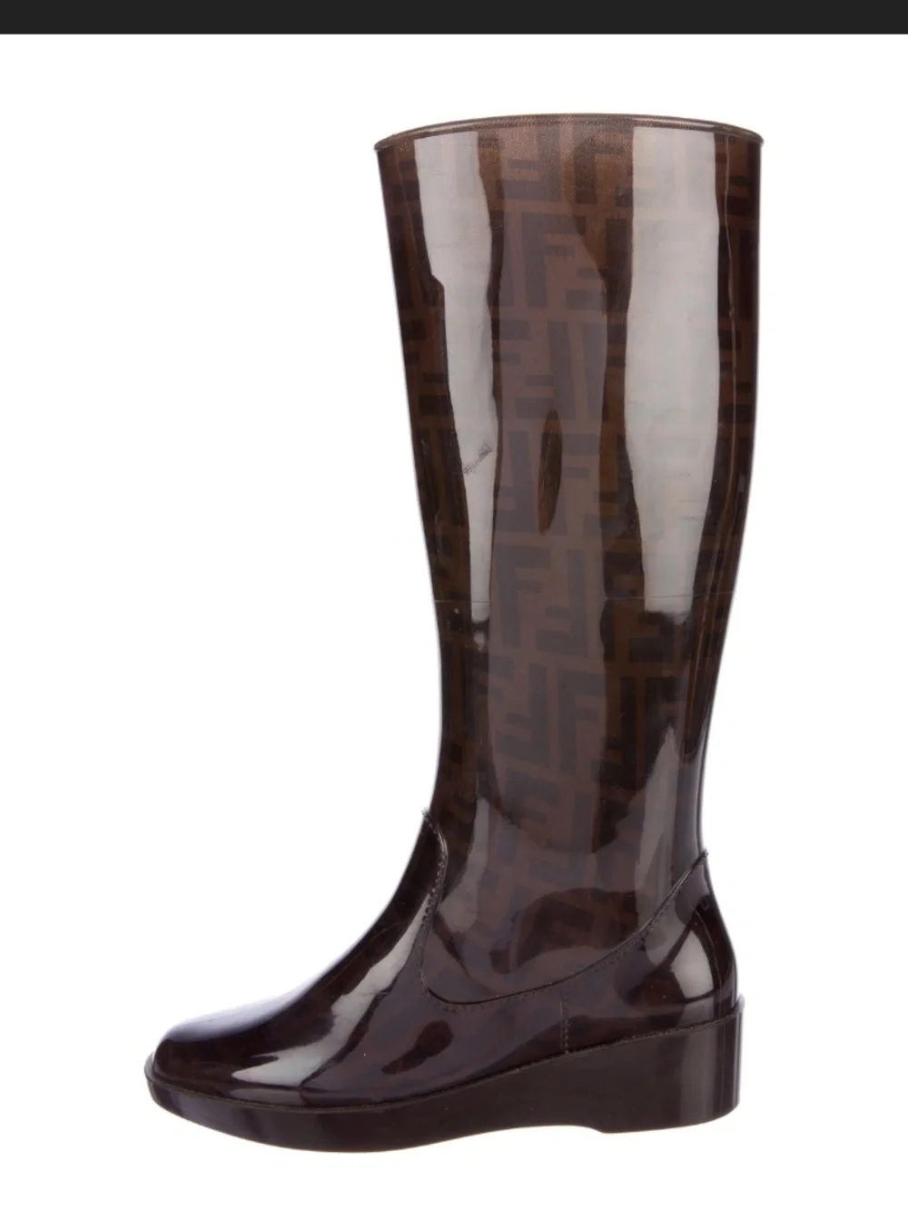 Fendi Zucca Rain Boots