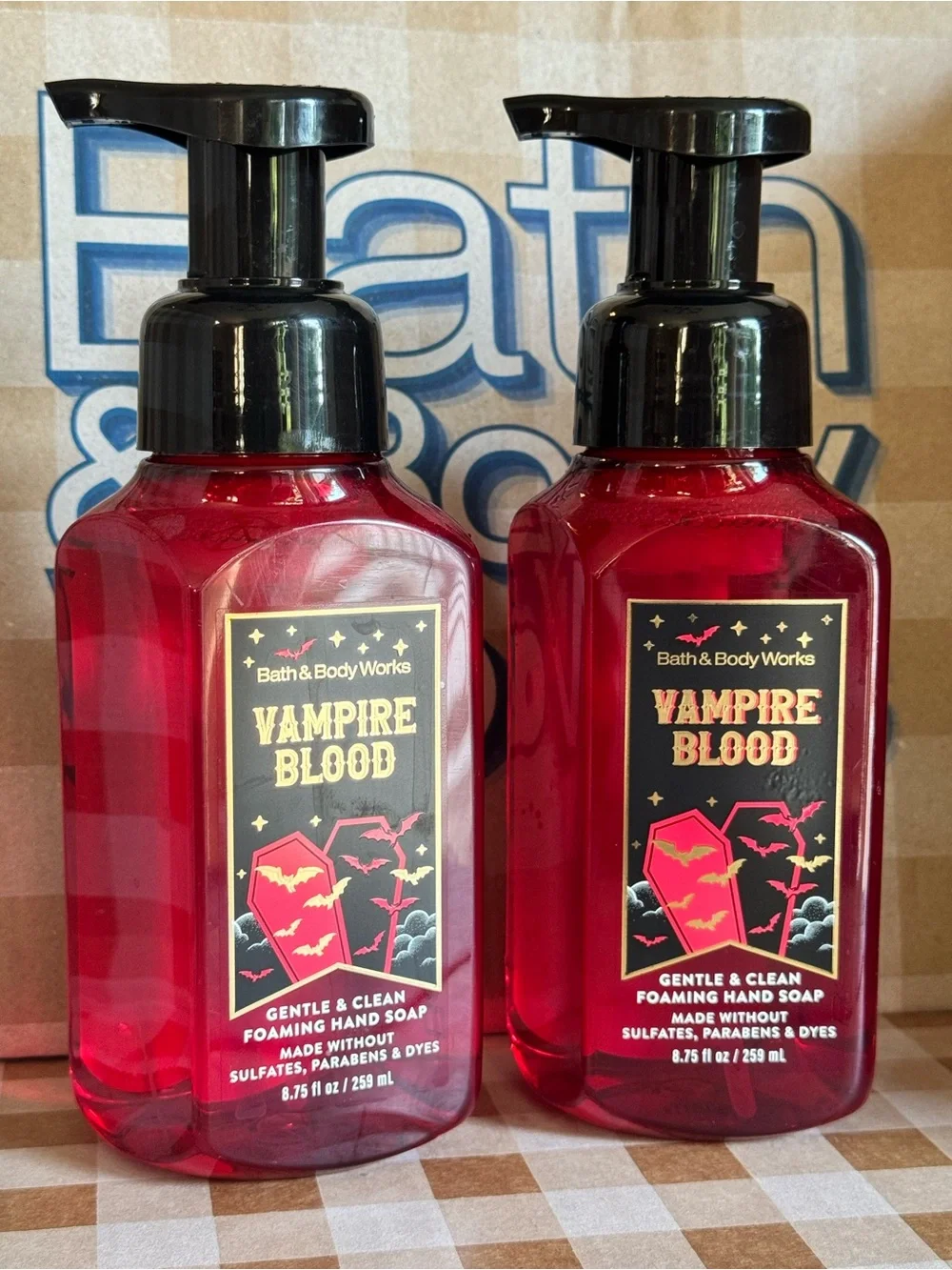 NEW B&BW (2) Vampire Blood Foaming Hand Soaps