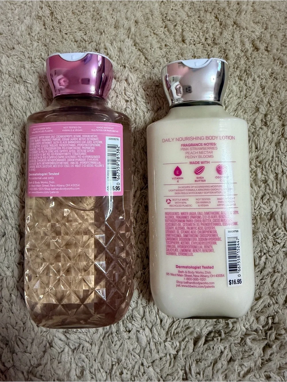 Bath & Body Works Gingham Gorgeous Body Wash & Lotion Set